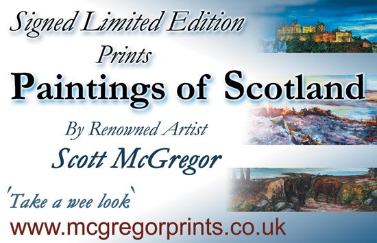 Scott McGregor for scottish scenery art prints and views of Scotland